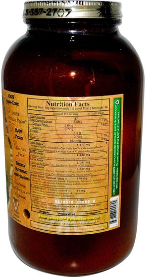 補品，超級食品 - HealthForce Nutritionals, Vitamineral Earth, V. 3.2, 17.65 oz (500 g)