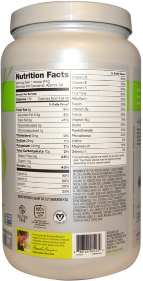 補品，超級食品 - Vega, Vega One, All-in-One Nutritional Shake, Vanilla Chai, 30.8 oz (874 g)