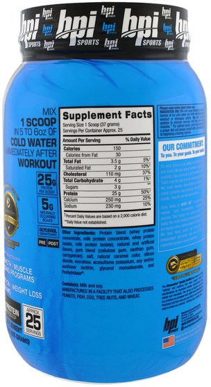 補充劑，乳清蛋白，肌肉 - BPI Sports, Whey HD, Ultra Premium Whey Protein Powder, Salted Caramel, 2.04 lbs (925 g)