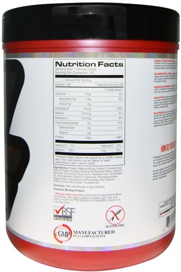 補充劑，乳清蛋白，肌肉 - ProSupps, PSWhey, Pure Whey Protein, Vanilla Cake, 4 lbs (1760 g)