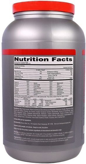 補充劑，乳清蛋白 - Natures Best, IsoPure, Protein Powder, Zero Carb, Strawberries & Cream, 3 lb (1.36 kg)