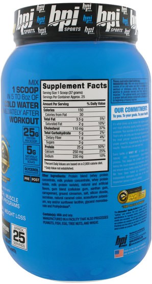 補充劑，乳清蛋白，運動蛋白 - BPI Sports, Whey HD, Ultra Premium Protein Powder, Snickerdoodle, 2.04 lbs (925 g)