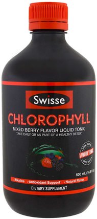 Ultiboost Chlorophyll, Mixed Berry, 16.9 fl oz (500 ml) by Swisse, 補充劑，葉綠素 HK 香港