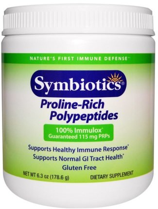 Proline-Rich Polypeptides, 6.3 oz (178.6 g) by Symbiotics, 健康，感冒和病毒，免疫系統 HK 香港