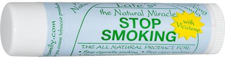 The Natural Miracle Stop Smoking Lip Balm with Vicatene, 4.25 g by Tates, 洗澡，美容，唇部護理，唇膏，健康，吸煙中心 HK 香港