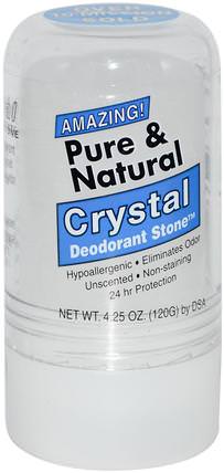 Pure & Natural, Crystal Deodorant Stone, 4.25 oz (120 g) by Thai Deodorant Stone, 洗澡，美容，除臭石頭 HK 香港