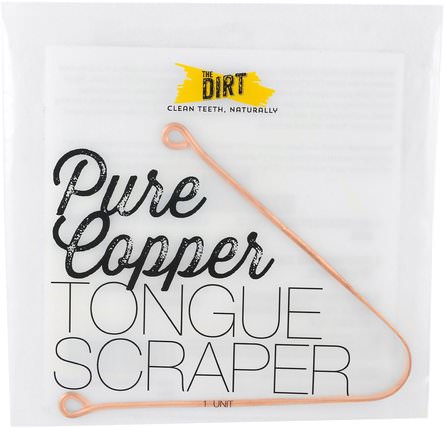 Pure Copper, Tongue Scraper, 1 Piece by The Dirt, 洗澡，美容，口腔牙齒護理，健康 HK 香港