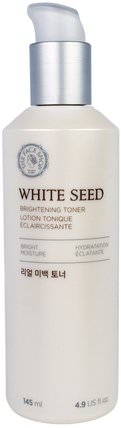 White Seed, Brightening Toner, 4.9 fl oz (145 ml) by The Face Shop, 洗澡，美容，面部調色劑 HK 香港