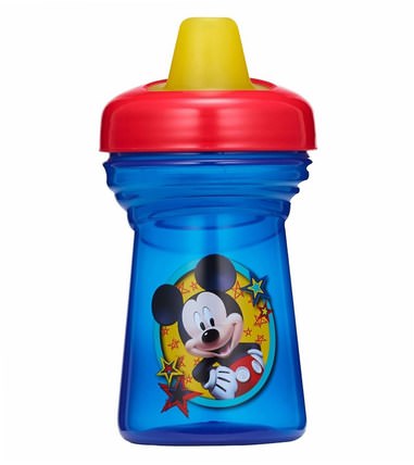 Mickey Mouse Soft Spout Cup, 9m+, 9 oz (266 ml) by The First Years, 兒童健康，嬰兒餵養，吸管杯 HK 香港