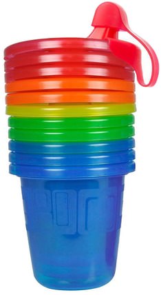 Take & Toss, Sippy Cups, 6+Months, 6 Pack - 7 oz (207 ml) Each by The First Years, 兒童健康，嬰兒餵養，吸管杯 HK 香港