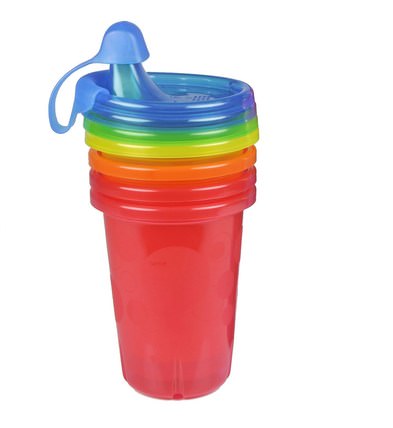 Take & Toss, Sippy Cups, 9+ Months, 4 Pack - 10 oz (296 ml) Each by The First Years, 兒童健康，嬰兒餵養，吸管杯 HK 香港