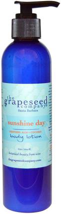 Body Lotion, Sunshine Day, 8.8 oz (260 ml) by The Grapeseed Company Santa Barbara, 洗澡，美容，潤膚露 HK 香港
