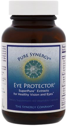 Eye Protector, 60 Veggie Caps by The Synergy Company, 健康，眼保健，視力保健，視力 HK 香港