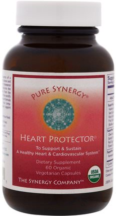 Organic Heart Protector, 60 Veggie Caps by The Synergy Company, 健康，心臟心血管健康，心臟支持 HK 香港