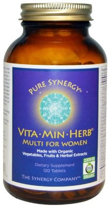 VitaMinHerb, Multi for Women, 120 Tablets by The Synergy Company, 維生素，女性多種維生素 HK 香港