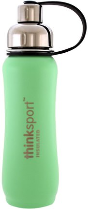 Thinksport, Insulated Sports Bottle, Mint Green, 17 oz (500 ml) by Think, 家，廚具 HK 香港