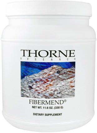 FiberMend, 11.6 oz (330 g) by Thorne Research, 補品，纖維，健康，便秘 HK 香港