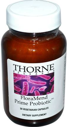 FloraMend Prime Probiotic, 30 Vegetarian Capsules by Thorne Research, 補充劑，益生菌，穩定的益生菌 HK 香港