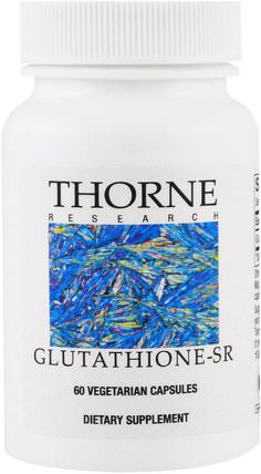 Glutathione-SR, 60 Vegetarian Capsules by Thorne Research, 補充劑，l穀胱甘肽 HK 香港