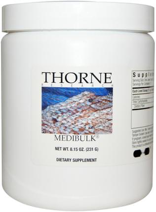 Medibulk, 8.15 oz (231 g) by Thorne Research, 補充劑，纖維 HK 香港