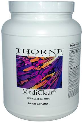 MediClear, 34.6 oz (980 g) by Thorne Research, 健康，炎症，排毒 HK 香港