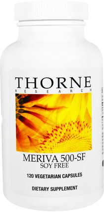 Meriva 500-SF, 120 Vegetarian Capsules by Thorne Research, 補充劑，抗氧化劑，薑黃素，meriva phytosome薑黃素 HK 香港