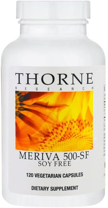 Meriva 500-SF, NSF Certified for Sport, 120 Vegetarian Capsules by Thorne Research, 補充劑，抗氧化劑，薑黃素，meriva phytosome薑黃素 HK 香港