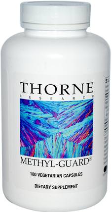 Methyl-Guard, 180 Vegetarian Capsules by Thorne Research, 維生素，葉酸，5-mthf葉酸（5甲基四氫葉酸），健康，注意力缺陷障礙，添加，adhd，腦 HK 香港