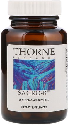 Sacro-B, 60 Vegetarian Capsules by Thorne Research, 補充劑，益生菌，布拉迪酵母（Saccharomyces boulardii） HK 香港