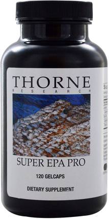 Super EPA Pro, 120 Gelcaps by Thorne Research, 補充劑，efa omega 3 6 9（epa dha），dha，epa HK 香港
