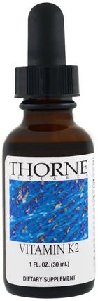 Vitamin K2, 1 fl oz (30 ml) by Thorne Research, 維生素，維生素K HK 香港