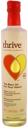 Culinary Algae Oil, 16.9 fl oz (500 ml) by Thrive, 補充劑，efa omega 3 6 9（epa dha），dha HK 香港
