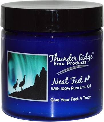 Neat Feet, 4 oz (113.6 g) by Thunder Ridge Emu Products, 洗澡，美容，膏霜腳 HK 香港