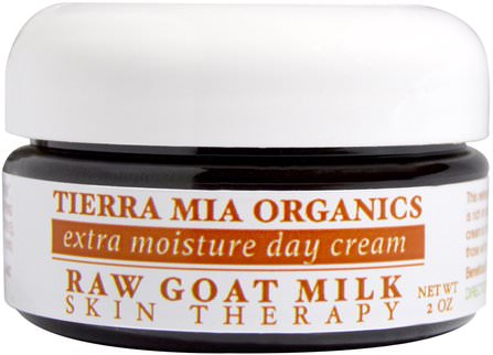 Raw Goat Milk Skin Therapy, Extra Moisture Day Cream, 2 oz by Tierra Mia Organics, 沐浴，美容，護手霜，面部護理，面霜，乳液 HK 香港