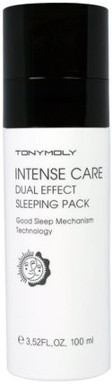 Intense Care Dual Effect Sleeping Pack, 3.52 fl oz (100 ml) by Tony Moly, 洗澡，美容，皮膚，晚霜 HK 香港
