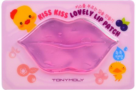 Kiss Kiss Lovely Lip Patch, 1 Piece by Tony Moly, 洗澡，美容，唇部護理 HK 香港