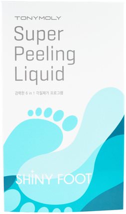 Shiny Foot, Super Peeling Liquid by Tony Moly, 洗澡，美容，步行中心 HK 香港
