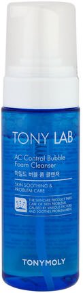 Tony Lab, AC Control Bubble Foam Cleanser, 150 ml by Tony Moly, 美容，面部護理 HK 香港