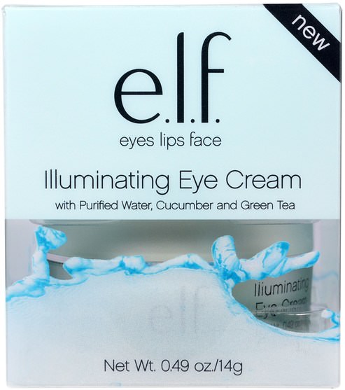 工具/刷子 - E.L.F. Cosmetics, Illuminating Eye Cream, 0.49 oz (14 g)
