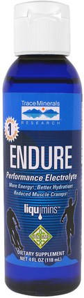 Endure, Performance Electrolyte, 4 fl oz (118 ml) by Trace Minerals Research, 健康，精力 HK 香港