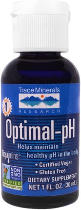 Optimal-pH, 1 fl oz (30 ml) by Trace Minerals Research, 健康，ph平衡鹼性 HK 香港