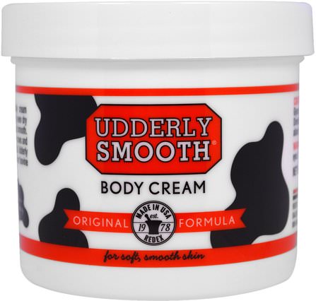 Body Cream, Original Formula, 12 oz (340 g) by Udderly Smooth, 洗澡，美容，潤膚露，身體護理 HK 香港