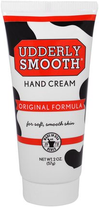 Hand Cream, Original Formula, 2 oz (57 g) by Udderly Smooth, 洗澡，美容，護手霜 HK 香港