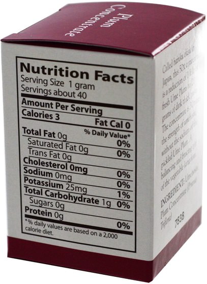 健康 - Eden Foods, Ume Plum Concentrate, 1.4 oz (40 g)