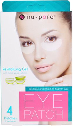 Revitalizing Gel Patches, With Aloe Vera Extract, 4 Patches by Nu-Pore, 健康 HK 香港