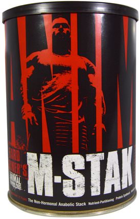 Animal M-Stak, The Non-Hormonal Anabolic Stack, 21 Packs by Universal Nutrition, 運動，肌肉 HK 香港