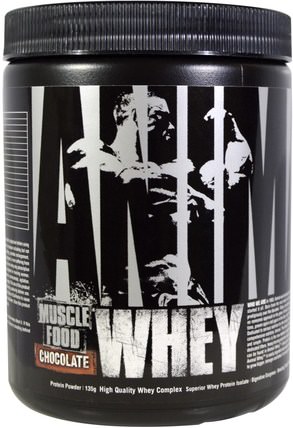 Animal Muscle Food, Whey, Chocolate, (135 g) by Universal Nutrition, 運動，肌肉 HK 香港