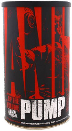 Animal Pump, The Preworkout Muscle Volumizing Stack, 30 Packs by Universal Nutrition, 運動，肌肉 HK 香港
