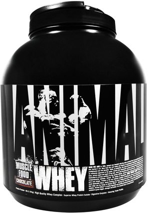 Animal Whey Muscle Food, Chocolate, 4 lbs (1.81 kg) by Universal Nutrition, 運動，運動 HK 香港