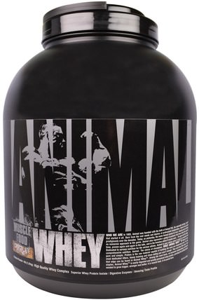 Animal Whey, Muscle Food, Chocolate Coconut, 4 lb (1.81 kg) by Universal Nutrition, 補充劑，蛋白質 HK 香港